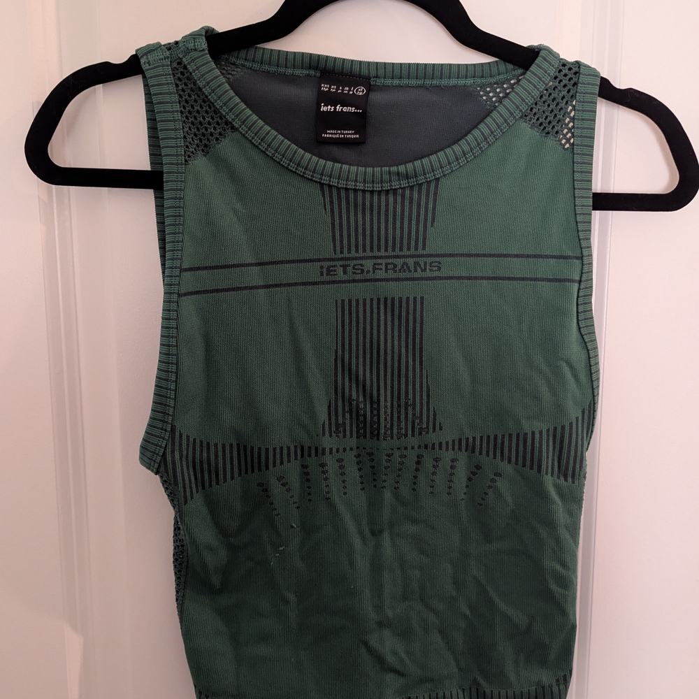 Green Sleeveless Top by iETS FRANS